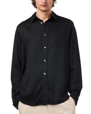 NN07 - Colby Printed Long Sleeve Button Front Shirt