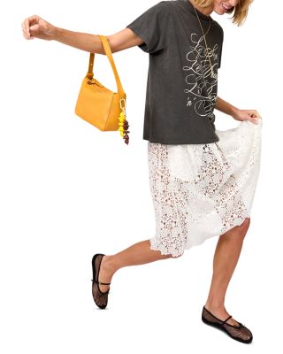 Fleurine Leather Shoulder Bag