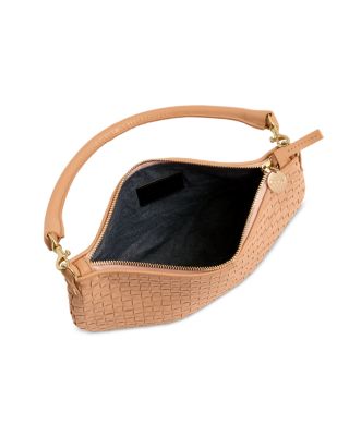 Petit Moyen Woven Leather Messenger Bag 