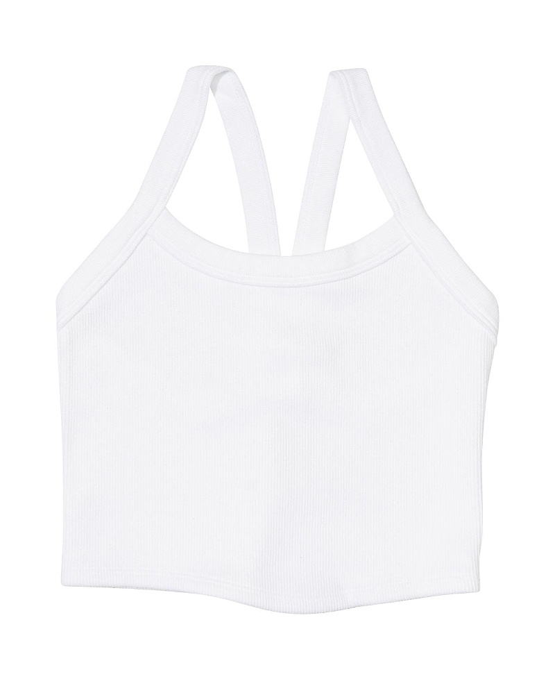 Malibu Sugar Girls' Racerback Cami Top (8-12) - Big Kid In White