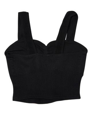  Girls' Ribbed Wide Strap Cami - Big Kid