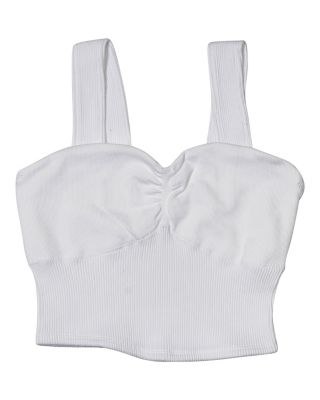 Girls' Ribbed Wide Strap Cami - Big Kid