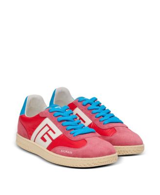  Men's Swan Suede and Nylon Trainers