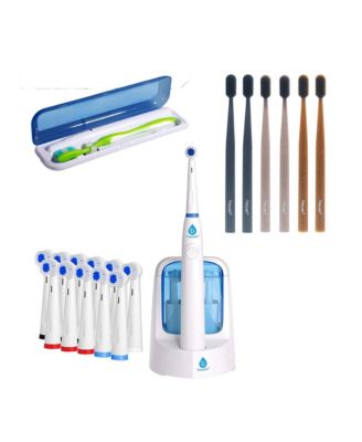 Complete Dental Care Power Pack - Electric Toothbrush, Water Flosser & Whitening Powder