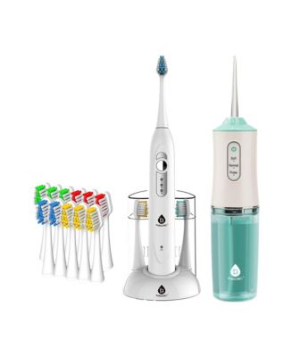 Pursonic Electric Rechargeable Toothbrush & Water Flosser Duo with ...