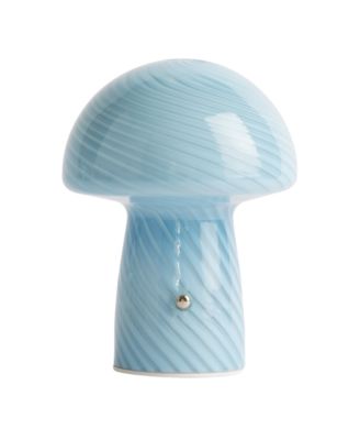 Mini Cordless Glass Mushroom Lamp