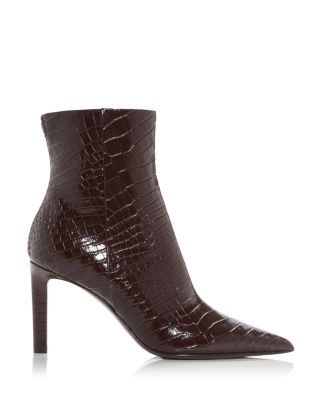 Women&#39;s Frankie 85 Croc Embossed Booties