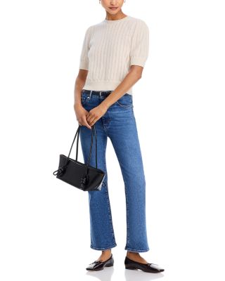 The Ladder Cashmere Pointelle Sweater 