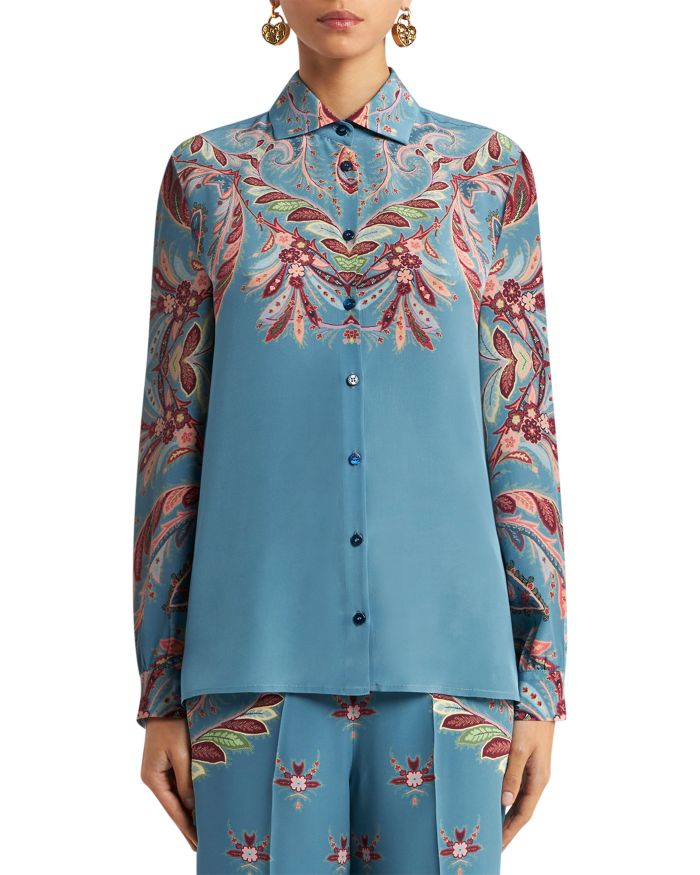 Printed Silk Shirt