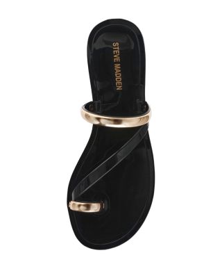 【春夏注目】STEVE MADDEN Fuze スライドサンダル おしゃれ Steve Madden Fuze Sandals in Black | REVOLVE