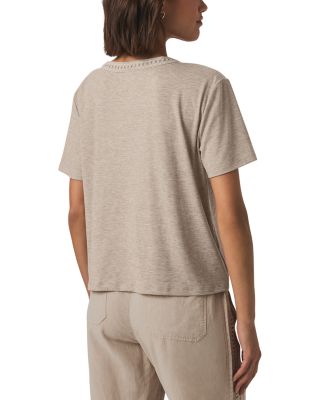 Dawn Crochet Trim Tee