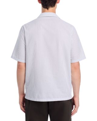 Poplin Seersucker Convertible Vacation Shirt 