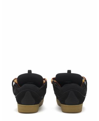  Unisex Leather Curb Sneakers