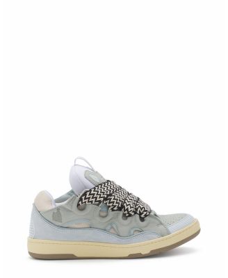  Unisex Leather Curb Sneakers