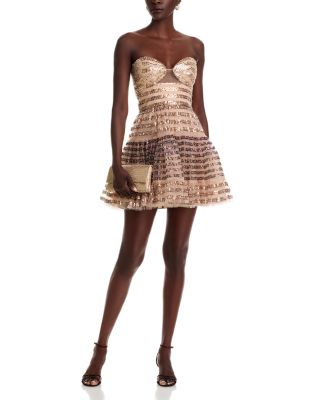 Ombr&eacute; Sequin Dress