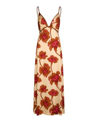 Sendero De Astromelias Ankle Dress