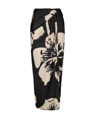 Luminosity Draped Maxi Skirt