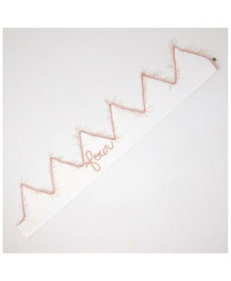 Girls' Linen Crown - "four" Embroidered - Baby, Little Kid