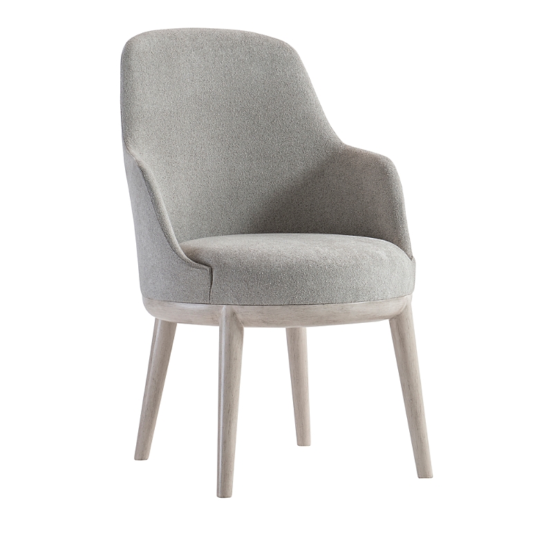 Bernhardt Sereno Fabric Arm Chair In Gray