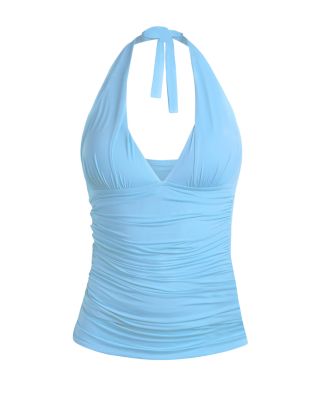 Island Halter Tankini Top
