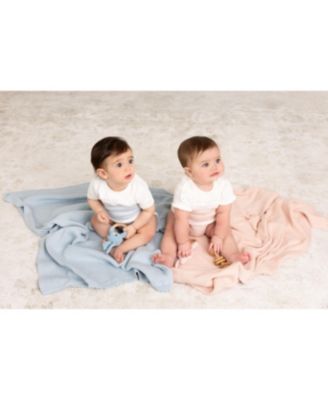 Boys' Pointelle Contrast Knit Romper - Baby