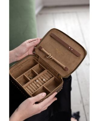 Ida Travel Zip Jewelry Case