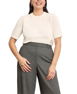 M.M.LaFleur - Becca Pointelle Top - Cotton Silk Knit