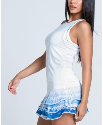 Shibori Skirt and Tank Top Set