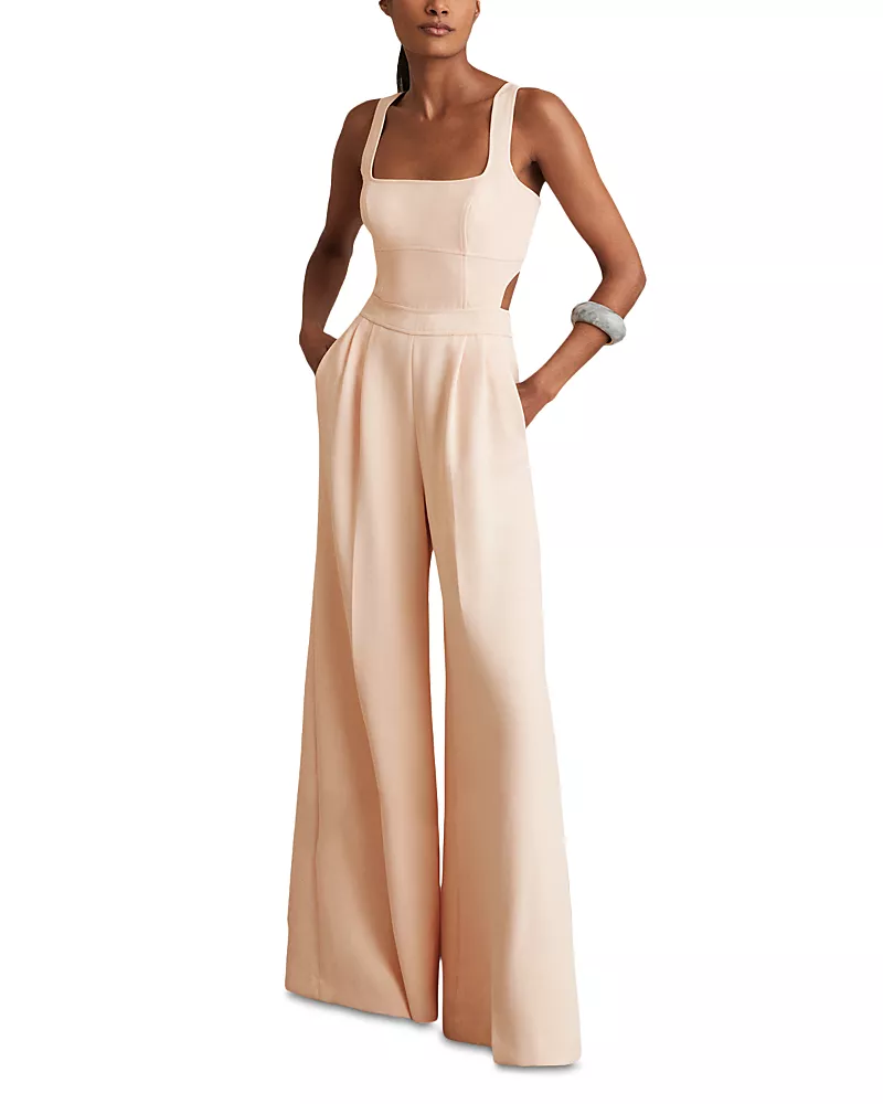Reiss Dion Wide Leg Jumpsuit