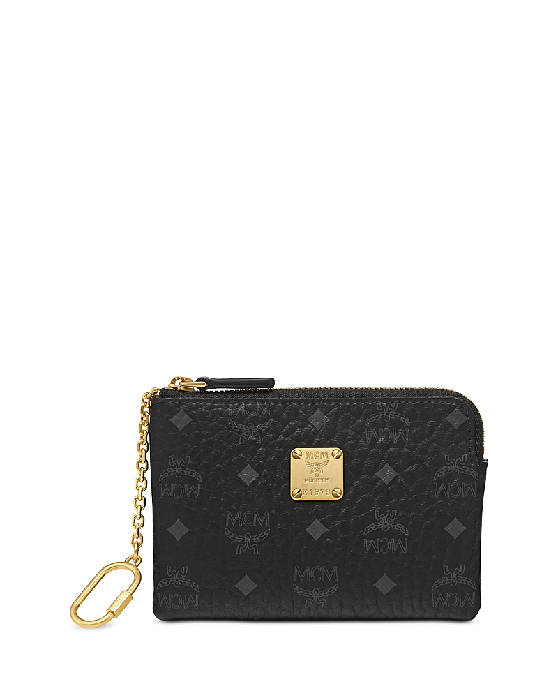 Mcm Aren Visetos Card Case In Black