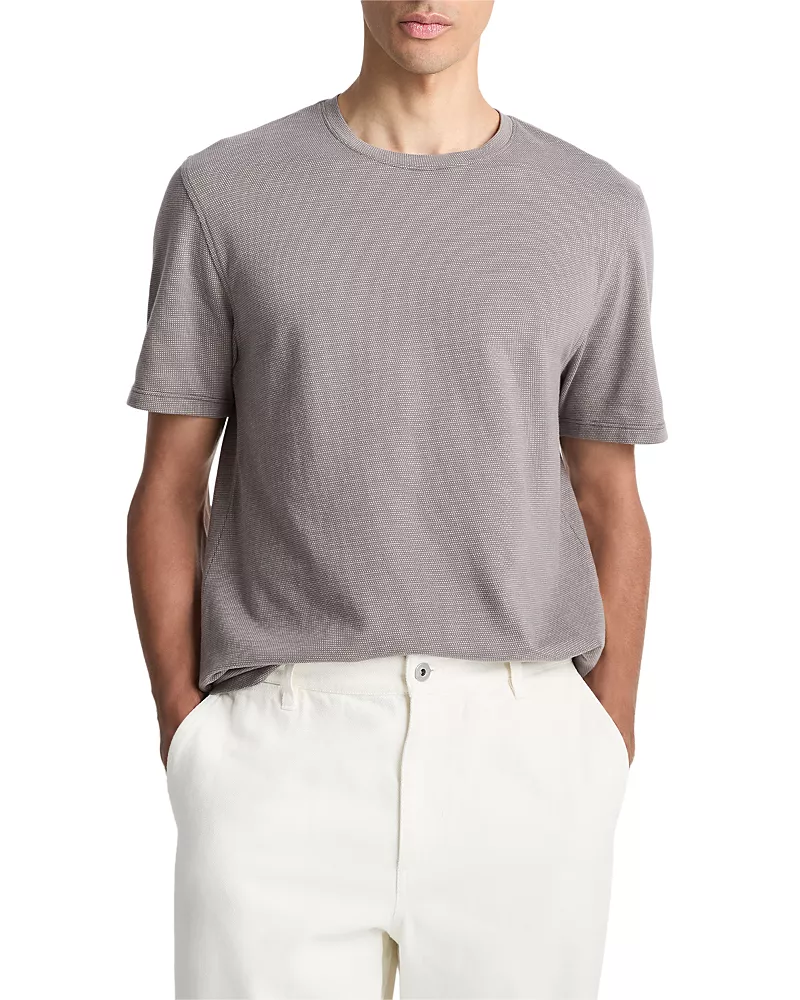 Vince Birdseye Jacquard Short Sleeve Tee