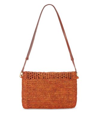 ハンドバッグ Chloe SUMMER BANAN RAFIA Chloé Summer Banana Tote Bag In Raffia in Tea leaf green