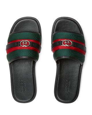 Men's Interlocking G Slide Sandals