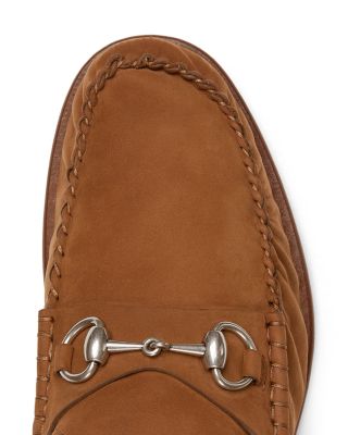 Men's Horsebit Suede Moccasins