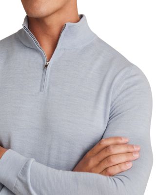 Merino Wool Half Zip Sweater