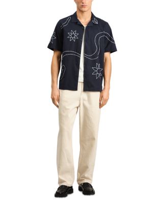 Didcot Embroidered Camp Shirt