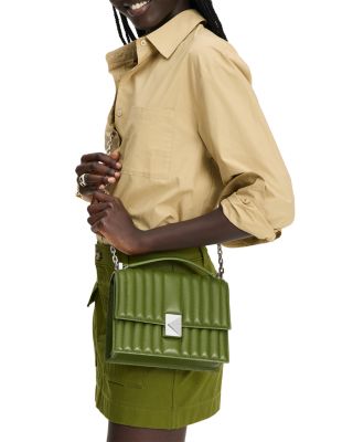 Deco Quilted Leather Small Chain Shoulder Bag