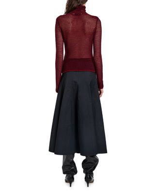 Hailey Stripe Roll Neck Sweater