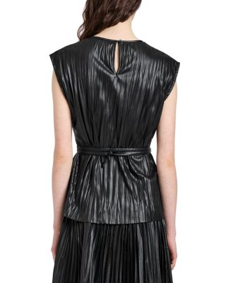 Lyra Top in LW Faux Leather