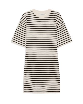 Mona Striped French Terry Dress