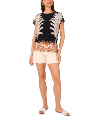 Round Neck Caftan Blouse