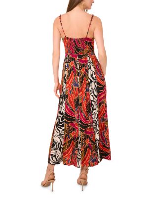 Inverse Pleat Maxi Dress