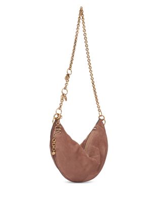 Icons Suede Halfmoon Bag
