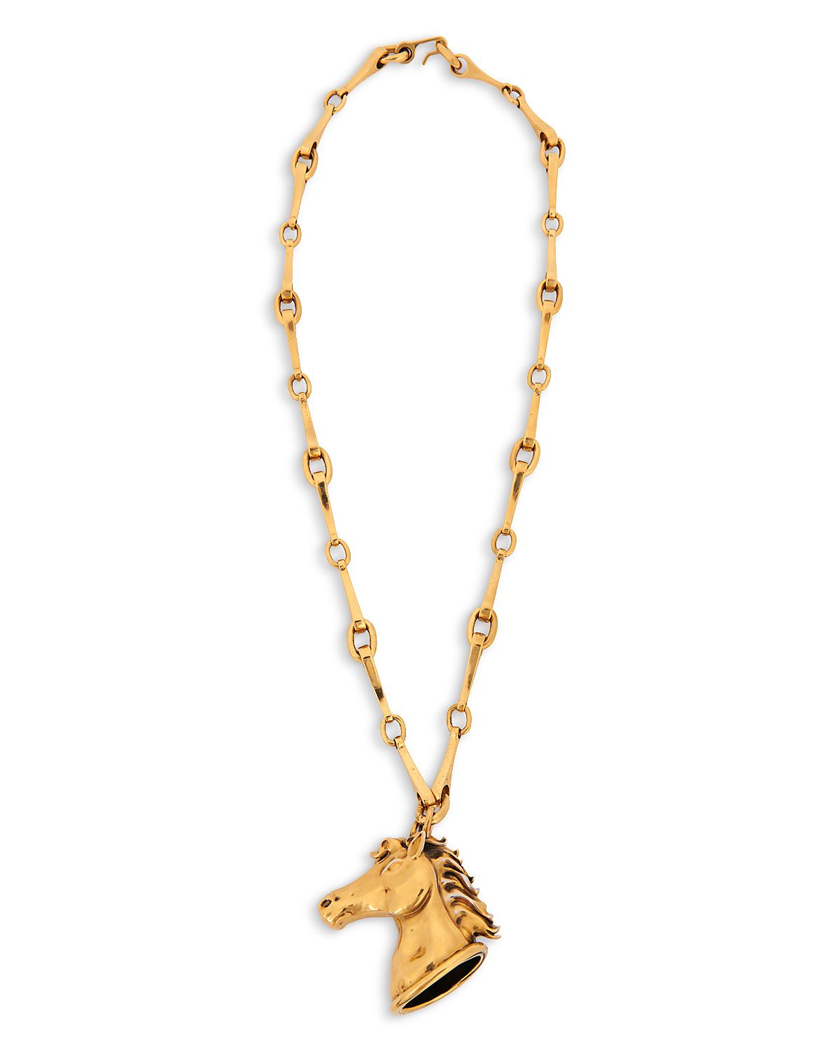 Chloe Horse Capsule Chain Necklace