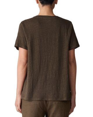  Linen Jersey Crewneck Tee