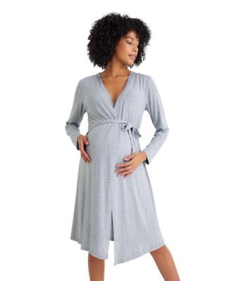 Sleep Well Maternity/Nursing Nightgown & Robe Set