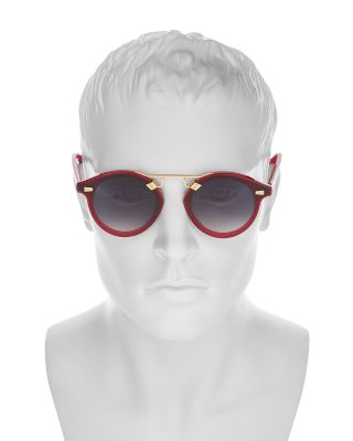 STL Nylon Geometric Sunglasses, 63mm