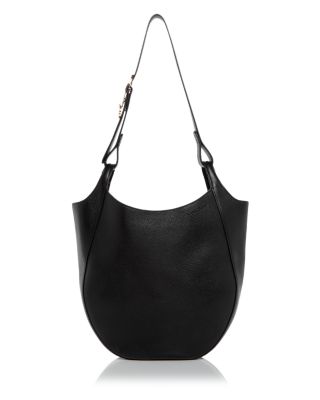 Le Foulonn&eacute; Large Leather Hobo Bag