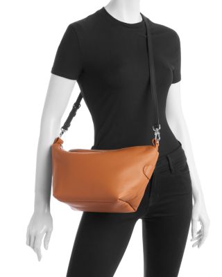 Longchamp Slouch C Leather Crossbody Bag | Bloomingdale's