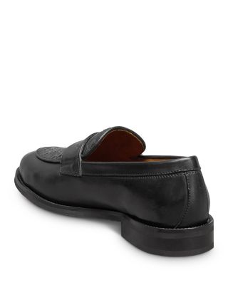 Men&#39;s Como Leather Woven Slip On Loafers